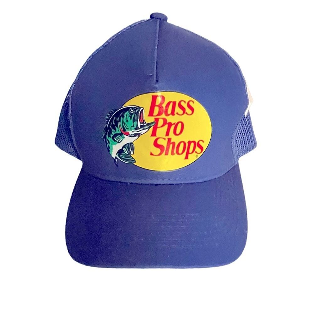 NWT Blue Bass Pro SnapBack unisex cap hat